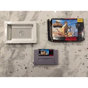 King of the Monsters w/Box SNES No Manual- Tested‎ - Authentic